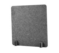 KESOTO Cloison de Bureau Panneau Acoustique Séparateur de Table Paravent En Feutre Léger Réducteur de Bruit Convient pour Étudiants Espaces Communautaires, Carré Gris Foncé