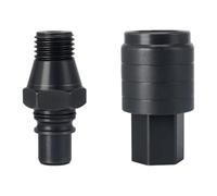 KESOTO Connecteur pour Perceuse à Eau Outil de Raccord Rapide Adaptateur en Acier Accessoire Universel Installation Simple Convenant à Usage Professionnel TR, Connecteur Mâle-Femelle