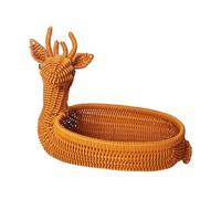 KESOTO Corbeille à Fruits en Forme d'animal, Accessoire de Rangement pour Légumes, Panier de Pique-Nique en PP, Cerf 29x20x20cm