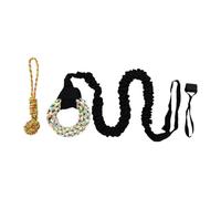 KESOTO Corde à Tirer pour Chiens, Jouet D'extérieur Interactif, Corde à Mâcher Suspendue, Bague Colorée