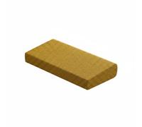 KESOTO Coussin de Méditation Tapis Coussin Wedge Coussin de Sol Tapis de Prière Compact avec Revêtement Simple pour Confort au Sol Adapté à de Doux Prière à, Jaune