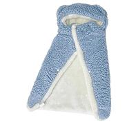 KESOTO Couverture Cape Chien Manteau Doudou Polyester Soyeux Fermeture Ajustable Capuche Thème Ours Adaptée pour Sommeil Animal Moments Pauses à La, Blue M