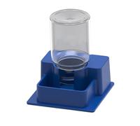 KESOTO Distributeur d'eau pour Reptiles avec Bouteille, Adapté Aux Tortues et Serpents, Bleu