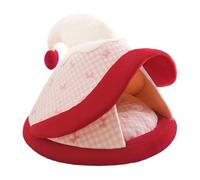 KESOTO Dog Tent Bed Lit Tente Chaud pour Chat Maison Coussin Intérieur Respirant Coton PP Velours Léger Facile à Nettoyer Adapté Aux Animaux de Compagnie Sal, 56 Cm X 56 Cm X 52