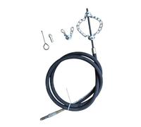 KESOTO Drain Cleaner Spring Déboucheur Tuyau Flexible Métal Outil Nettoyage Canalisation Désincrustation Drain Convient Salle de Bain Cuisine Toilette Douche, 3 Mètres