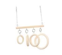 KESOTO Échelle en Bois pour Oiseaux, Perroquets, Perchoir, Perruche, Jouet d'escalade pour Pinsons, Hamsters