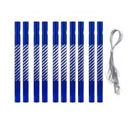 KESOTO Ensemble de 10 Tubes en Aluminium pour Carillons éoliens, Fournitures pour Le Jardin, Bleu