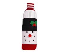 KESOTO Enveloppe de Bouteille de Vin pour Fêtes de Noël, Accessoires de Table, Bonhomme de Neige