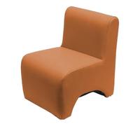 KESOTO Fauteuil pour Enfant Canapé pour Garçon Chaise pour Fille Siège de Lecture En Tissu Respirant Doux pour La Peau Convenable pour La Maison et La Mater, Orange