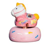 KESOTO Figurine de Cheval Miniature, Petite Statue de Cheval, Sculpture Animale Traditionnelle Chinoise pour Comptoirs, Magasins, Hôtels et Réveillon Du Nouv, Rose