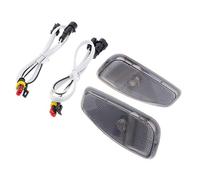 kesoto Fumée Lentille LED Clignotant Lampe + Feu De Marquage Côté pour Jeep Renegade 2015 2016 2017 2017 - Noir + Blanc