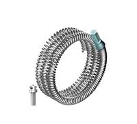 KESOTO Furet de Plomberie Outil de Débouchage Câble Tarière Nettoyeur D'Égout Spirale En Acier Efficace Contre Les Cheveux avec Embout pour Visseuse Adapté, Longueur 5m