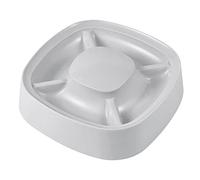 KESOTO Gamelle pour Chat et Chien à 4 Compartiments, Idéale pour Les Chiots et Pratique et Peu Encombrante, Elle Est Dotée d'une Base Antidé, Gris