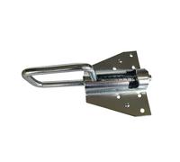 KESOTO Garage Porte Serrure Loquet Verrou Coulissant pour Porte Sectionnelle Mécanisme Manuel Solide En Fer Galvanisé Adapté Portes de Garage Entrepôt, 22cmx13.5cm