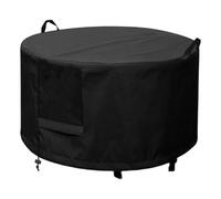 KESOTO Housse de Protection Foyer Extérieur Couverture Ronde Imperméable Accessoire avec Aération Tissu Oxford Convient pour Terrasse Jardin Balcon, 92cmx92cmx51cm