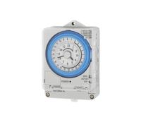 KESOTO Interrupteur Horaire Mécanique TB38-N Analogique Minuterie Mécanique 24 Heures Précis Programmateur Horaire Cvercle Protection Traparent