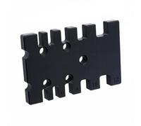 KESOTO Jauge de Menuiserie Calibre Tenon Mortaise Gabarit d'Entailles Règle de Mesure Bloc de Réglage Aluminium Alliage Compatible Métrique et Impérial pour, Standard