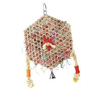 KESOTO Jouet à Mâcher pour Oiseaux, Jouet pour Perroquets, Balançoire Multicolore, Jouet Créatif de Déchiquetage de Papier, Jouet de Recherche de Nourriture