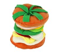 KESOTO Jouet Interactif Couineur pour Chien, Jouet Reniflant pour Chiot, Puzzle Hamburger