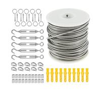 KESOTO Kit de Câble électrique Multifonctionnel pour étendoir à Linge et Jardin