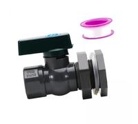 KESOTO Kit de Récipients d'eau 6x3/4 Pouces, Système de Collecte d'eau Pluviale, Robinet en PVC, Accessoires Inclus pour Installation