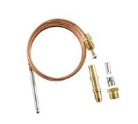 KESOTO Kit de Remplacement de Thermocouple, Ensemble de Remplacement Pratique, Robuste et Portable pour Brûleur de Thermostat en Cuivre pour Cheminées, 120 Cm