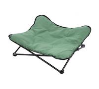 KESOTO Lit de Pliable Lit d'Appoint Portable en Coton PP et Métal Matelas Repliable de Qualité Tissu Doux Adapté aux Vacances Séjour chez des Connaissances, Grand (75x75x25cm)