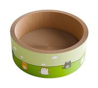 KESOTO Lit Griffoir pour Chat Nid Tapis à Griffer Couchage et Station de Jeu avec Une Respirante Approprié pour Le Sommeil Paisible et, Rond