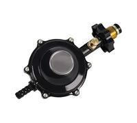 KESOTO Low Pressure Valve Réducteur Pression Cylindre Autofermeture Installation Rapide Alliage Aluminium Cuivre Résistant à La Fuite Convient à La Cuisi, sans Jauge