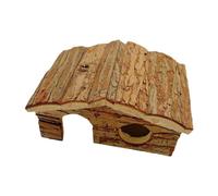 KESOTO Maison en Bois pour Hamsters, Abri et Cachette, Accessoires pour Lapins, Jouets pour Petits Animaux, Maisons pour Lemmings, Hamsters, Gerbilles et Sou