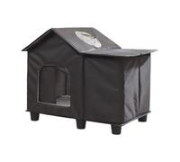 KESOTO Maison pour Chat Extérieur Abri Isolé pour Animal Tente pour Chat à Poser Au Sol Refuge pour Chats Errants Protection Contre La Pluie en Oxford Adapté