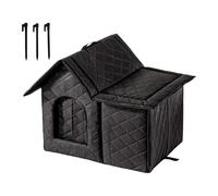 KESOTO Maison pour Chats D'extérieur, Niche Pliable pour Chat, Idéale pour Une Grange, Un Porche Ou Toute Autre Pièce.