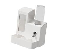 KESOTO Mangeoire Automatique pour Hamster Station d'alimentation Récipient à Ciboire Bouteille d'eau et Accessoire de Cage Conception 3 en 1 Approprié pour, Bouteille Blanche de 120 ML