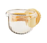 KESOTO Mangeoire pour Oiseaux Gamelle pour Perruche Bol d'eau Distributeur Suspendu Équipement de Cage S'attache Solidement Aux Barreaux avec Son Clip Fort C, Jaune