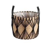 KESOTO Panier de Jardinière Tissé Décoratif pour Le Stockage de Fleurs en Extérieur