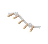 KESOTO Perchoir en Bois avec Ventouse pour Oiseaux, Accessoires de Cage et échelle d'escalade, b