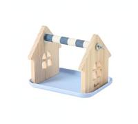 KESOTO Perchoir pour Perroquet 'Entraînement Structure Robuste Base Amovible Surface Rugueuse pour Soins du Bec Adapté aux Amateurs d'oiseaux sur Bureau et Maison, S, Maison