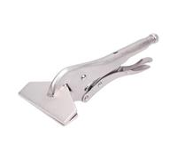 KESOTO Pince-étau, Pince à Tôle, Pince de Soudage avec Mécanisme de Réglage Précis et Mâchoire Plate Large, En Acier Au Carbone, Poignée Ergonomique pour La, 24cmx10cm