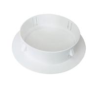 KESOTO Plaque Cache Trou Plafond Protection Murale Circulaire Couvercle Décoratif Polypropylène Facile à Installer Retirer Adaptée à La Réparation de Fissure, Trous 156 à 190