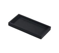 KESOTO Plateau de Rangement de Cuisine, Plateau Moderne et Multifonctionnel pour Bijoux, Savon et éponge, Exfoliants, Lotions et Autres Produits, noir