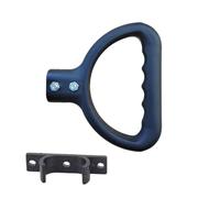 KESOTO Poignée Utilitaire Poussoir pour Chariot Utilitaire Poignée Repliable Pièces de Rechange Montage Simple Adaptée Transport Bagages Colis Loisirs Plein, avec Clip Ovale
