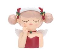 KESOTO Pot de Fleur Résine Pot de Plante Vase Décoratif Fille Original Ornement Convient Chambre Salon Bureau Étagère, Style C