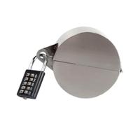 KESOTO Protection Murale pour Robinet d'eau avec Serrure à Combinaison, Boîtier en Acier Inoxydable 304 pour Maisons Vacantes et Locatives, 7,6 X 4 Cm,