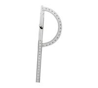 KESOTO Rapporteur D'Angle Outil de Bricolage Règle de Traçage Mesureur D'Angle Léger et Portable avec Échelle Claire Adapté pour Le Dessin et La M, Creux 28x8.3cm