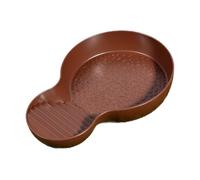 KESOTO Récipient d'eau pour Reptiles, Plat de Baignade pour Tortues, Accessoire Aquatique, Rouge Brunâtre