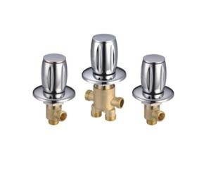 KESOTO Robinet de Salle de Bain Assemblage Déviateur Mitigeur Mécanisme Laiton Connexions Filetées Solution pour Salles de Bain Résidentielles Usage Quotidien, Tambour SY-1016