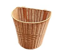 KESOTO Sac à Dos Rustique en Osier Tissé avec Bretelles, Grande Capacité