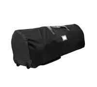 KESOTO Sac de Rangement pour Arbre de Noël avec roulettes Poignées Ergonomiques Tissu Oxford Protège Poussière Fermeture Zippée Pratique Protection Sapin Art, Noir 140x46x56cm