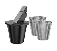 KESOTO Seau à égoutter pour Fumeur, Tube Carré de 1,6 Po de Largeur, Doublures Jetables en Aluminium