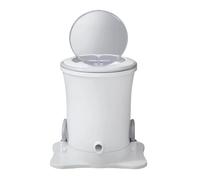 KESOTO Séchoir à Vêtements Compact et Léger Essoreuse à Linge Manuelle Sans Électricité Système de Tirage Innovant Intérieur Spacieux En PP Robuste Adapté Au, Blanc, L